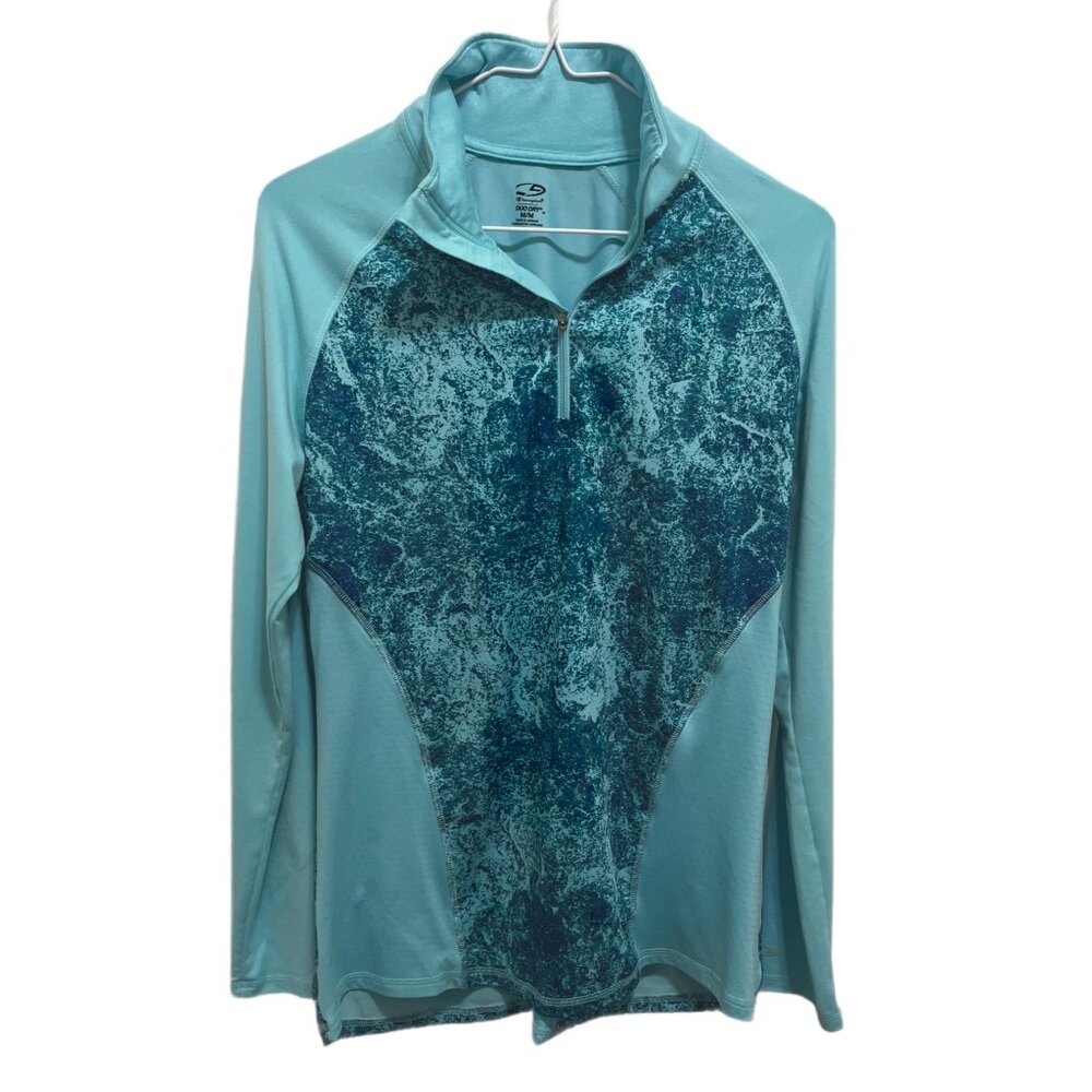 0596 Champion Duo Dry Activewear 1/4 Zip Long Sleeve Pullover